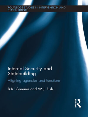 cover image of Internal Security and Statebuilding